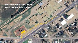 South Plains Food Bank FREE Produce Drive-Thru map