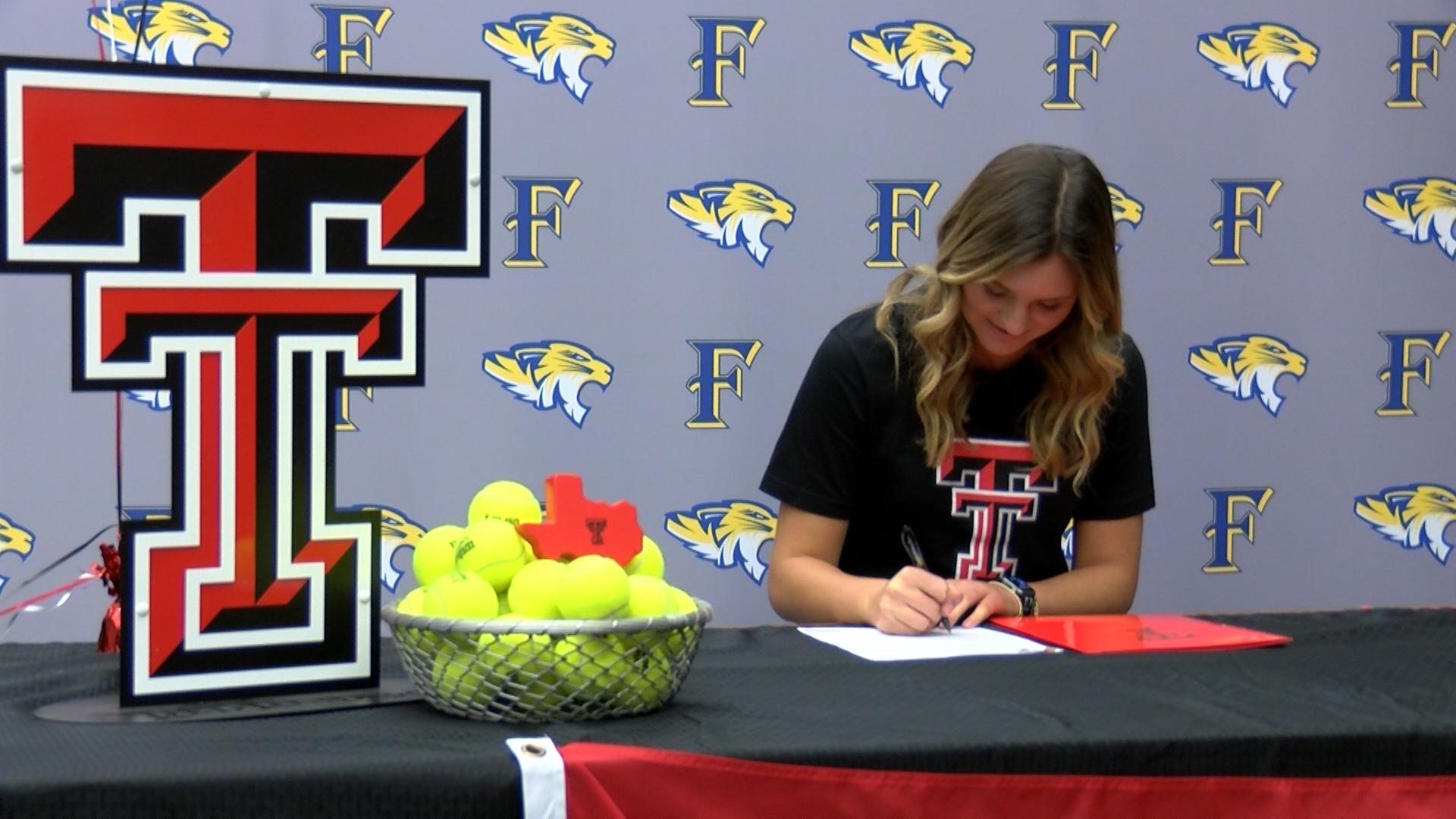 camryn stepp commits to texas tech for tennis
