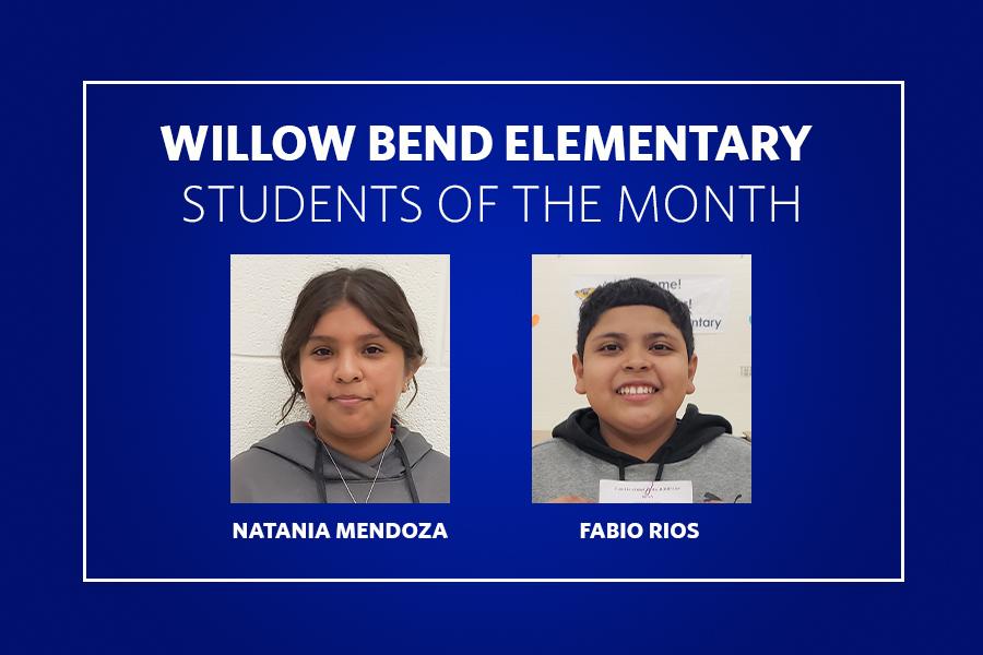 Willow Bend Students of the Month