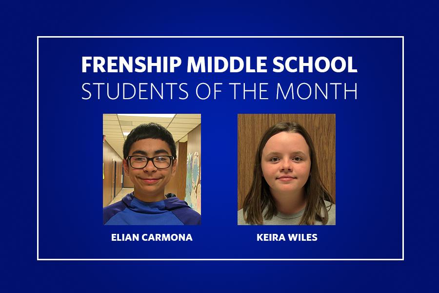 Frenship Middle Students of the Month